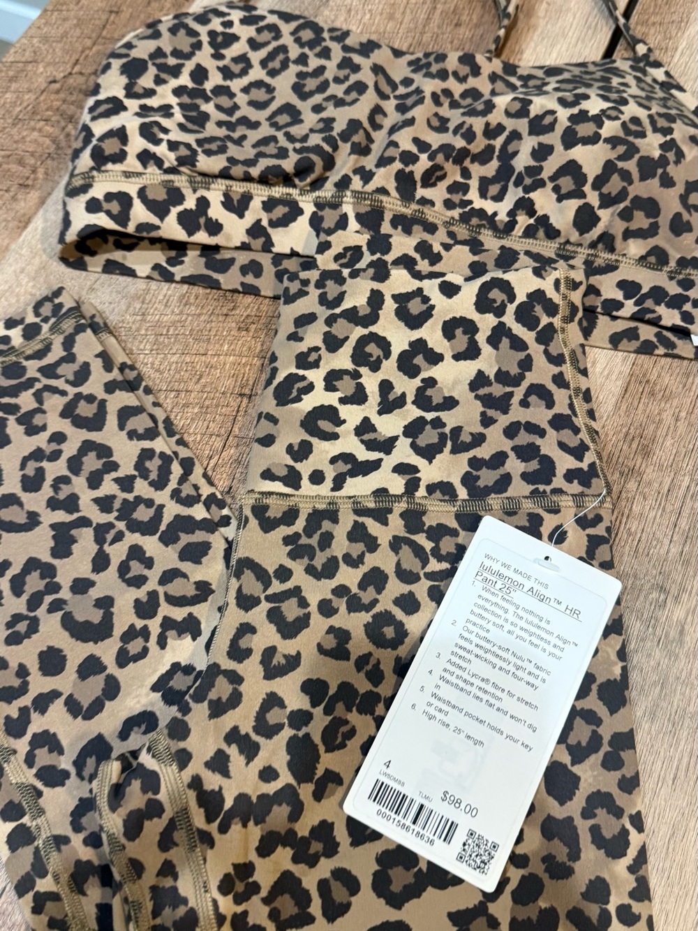 lululemon athletica Leopard-Print Pajama Set - Tan & Black - Picture 7 of 8